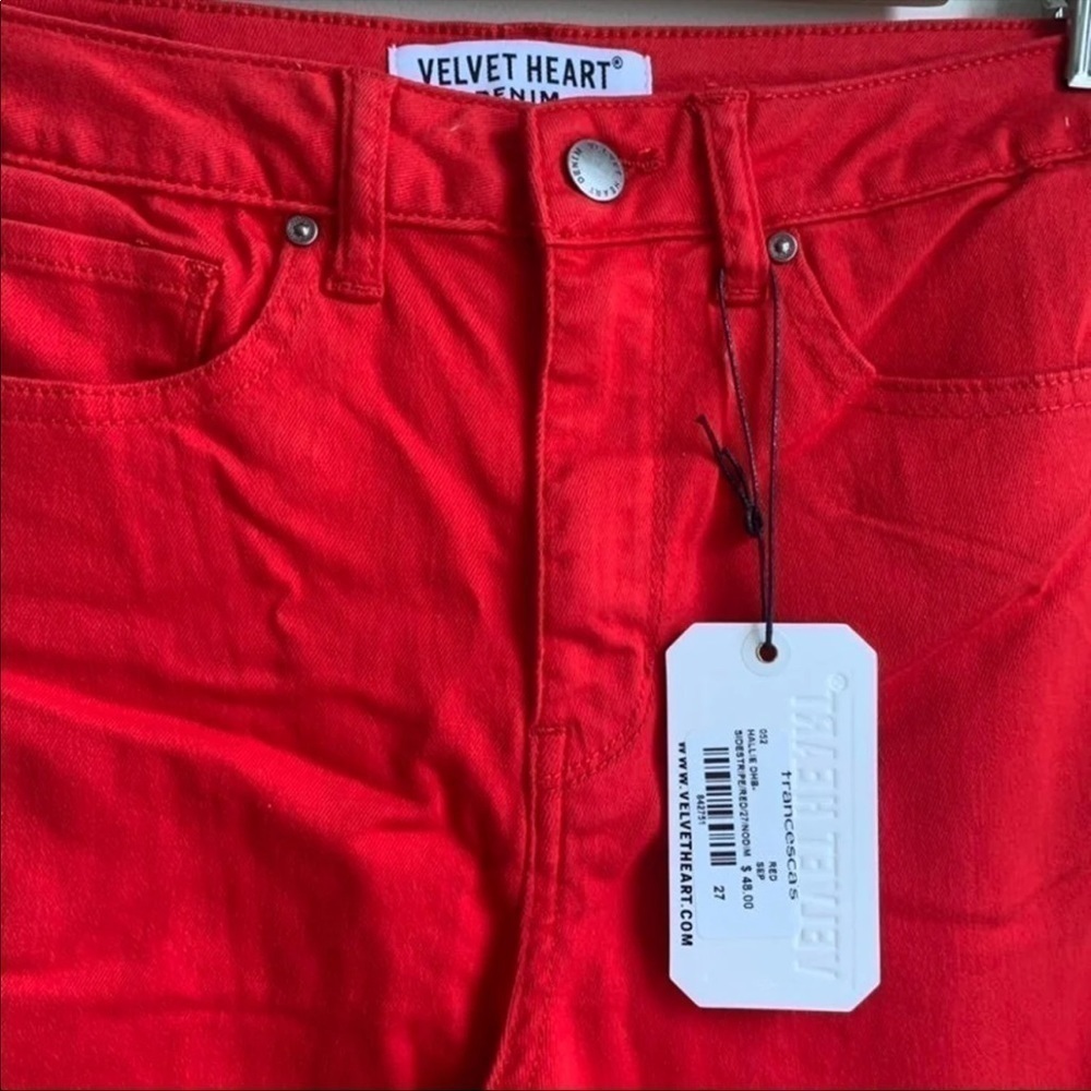 NWT Velvet Heart Denim High Rise Skinny Pants Size 27 - Picture 6 of 9